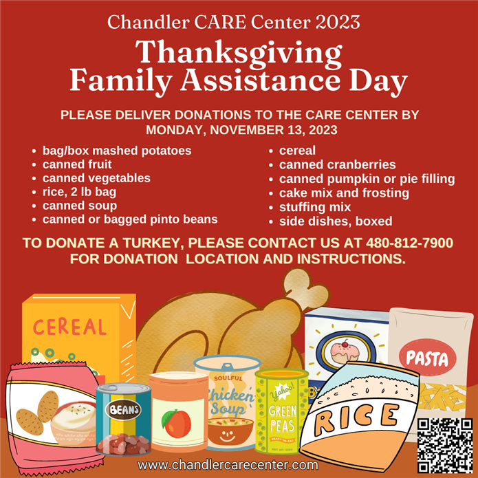 Thanksgiving donations